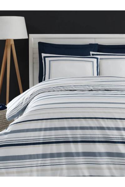 Altınbaşak Luxart Tek Kişilik Nevresim Takımı Edna Denım 160x220