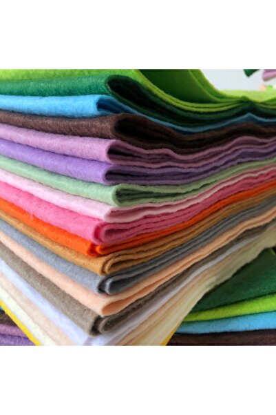 Yumuşakkeçe Ince Yumuşak Keçe 50*50 Cm 18 Renk