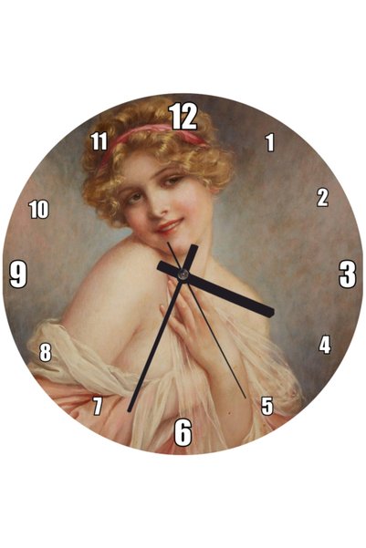 Cakatablo François Martin Kavel France Catherine La Rose Picture Wall Clock (...