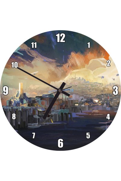 Cakatablo Disco Elysium Artwork Aleksander Rostov Game Art Visual Wall Clock ...