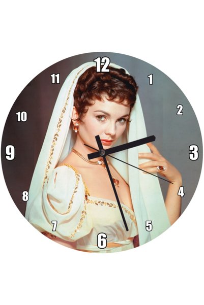 Cakatablo Ρολόι τοίχου ταινίας Jean Simmons1954 Desiree (διάμετρος 30x30 εκ.)