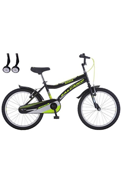 Salcano Attack 20 Jant (120-145 Cm Boy) Çocuk Bisikleti - Siyah Sarı Gri