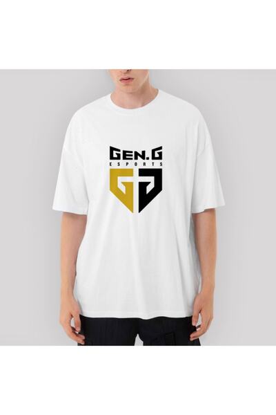 Z zepplin Λευκό μπλουζάκι Gen.g Esports oversized