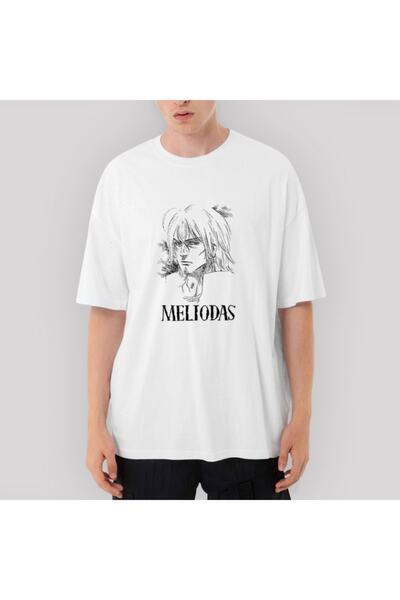 Z zepplin Μελιόδας oversized Λευκό μπλουζάκι