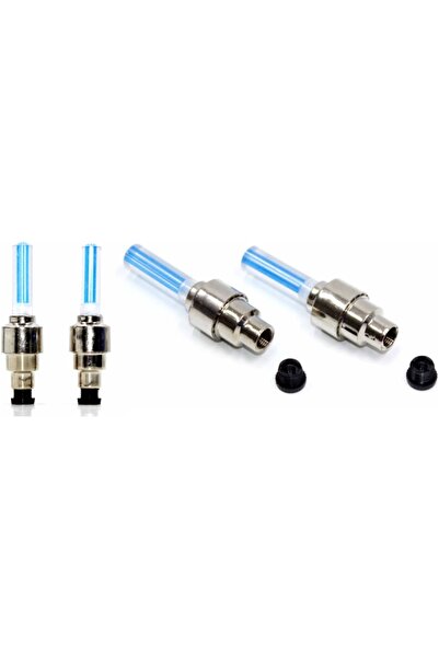 optana 4 Adet Bisiklet Motosiklet Oto Led Işıklı Hareket Sensörlü Mavi Işıklı Jant Sibop Kapağı