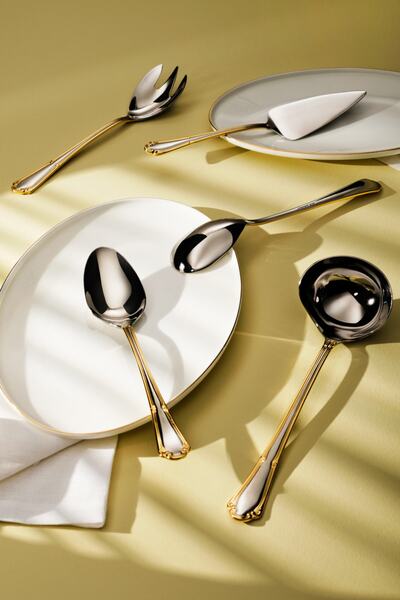Emsan Göksu Gold 5 Piece Service Set - Starcollection 865301