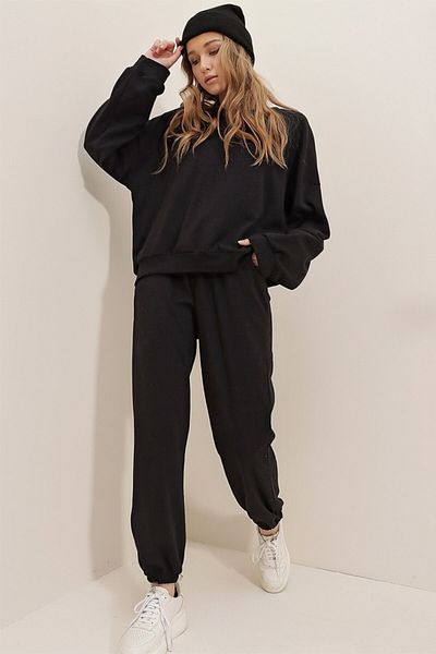 PLA STORE Σετ μαύρη φόρμα