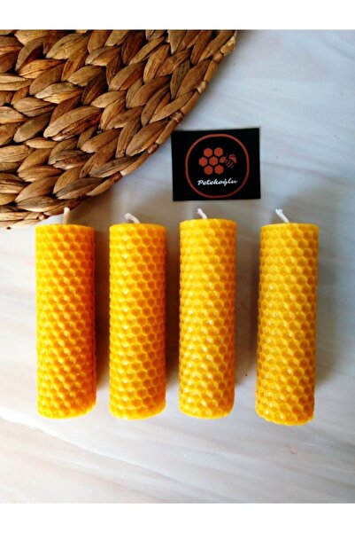 Petekoğlu Balmumu Mum 3cmx10cm 4 Adet
