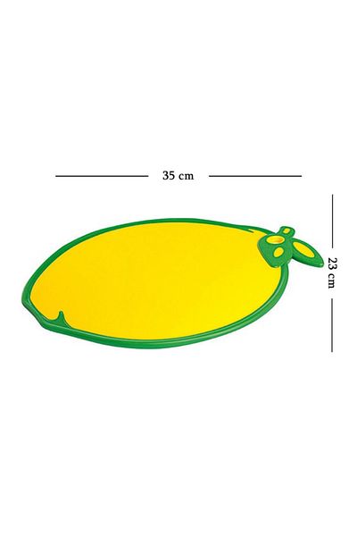 Titiz Lemon Non-Slip Cutting Board
