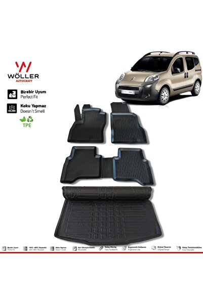 wöller Citroen Nemo Paspas Bagaj Havuzu 2008 Sonrası 3d Havuzlu