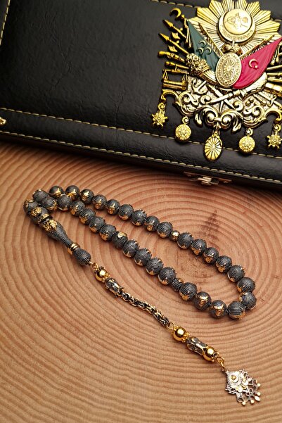 OTTOTESBİH Erkek Hediyelik Altın Kaplama Gümüş Tesbih, Osmanlı Tesbihi