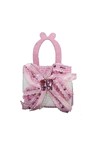 Partioutlet Bebek Şekeri Çantası Pembe 12 Adet