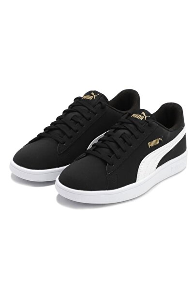 Puma Μπεζ - Smash V2 Buck Μαύρο-Λευκό