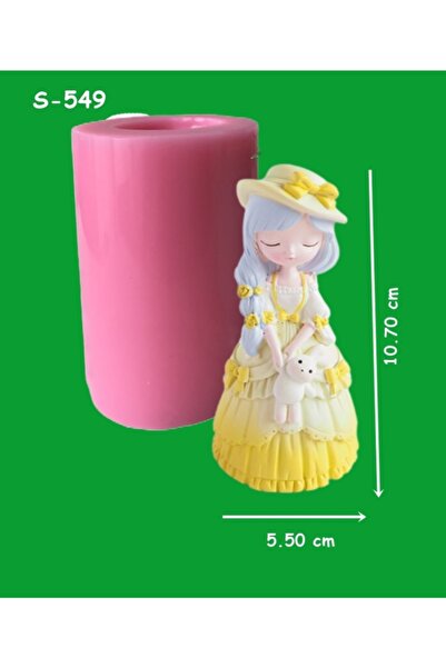 AnkaHobiMarket Prenses Kız Silikon Kalıp