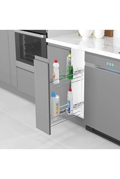 ARON Starax S-2213 Yandan Teleskopik Frenli Raylı Deterjanlık - Şişelik - Yağ...