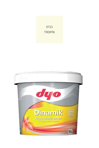 Dyo Dinamik Silikonlu Silinebilir Ipek Mat Iç Cephe Duvar Boyası 15 Lt
