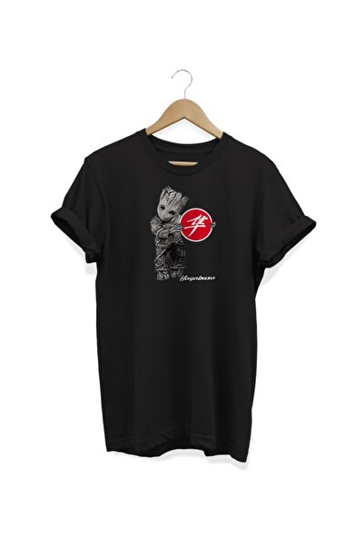 WİDİ Hayabusa Štampano crna T-shirt