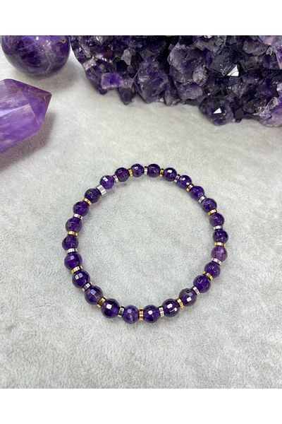 Fatma yaşar.tr Amethyst Stone Bracelet