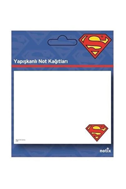 Umur ورق ملاحظات لاصق بنمط سوبرمان 50 ورقة 100 × 75 مم