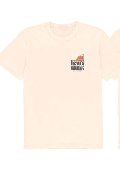 Levi's 16143-0499 Μοντέλο Ανδρικό T-shirt - Άνετη εφαρμογή, Bi Fresh Undyed Greige
