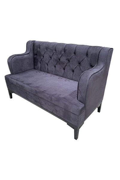 Evim-E Aksesuar Chester Yarım Kollu&kapitoneli Ikili Bank-tamamı Ağaç Iskelet...