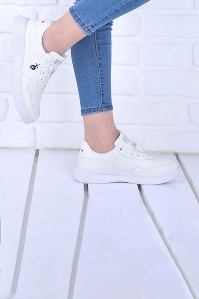 U.S. Polo Assn. Abe Women's White Casual Comfort Daily Sports Shoes 36/40 -2