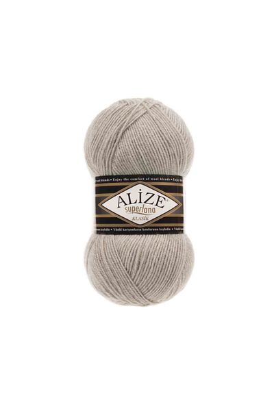 Alize 5 τεμάχια Superlana Classic Hand Knitting Thread Thread Κωδικός χρώματος 152 Beige Melange