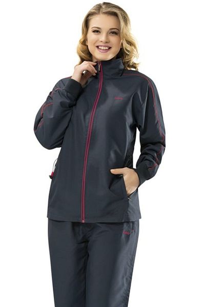 Fantasy Anthracite Women's Turtleneck Plus Size Tracksuit Set Edy950a