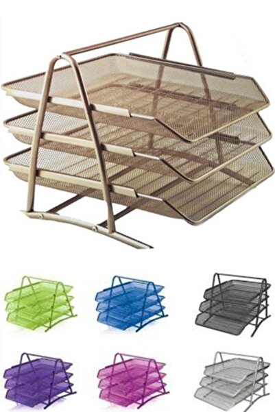 Genel Markalar Cassa Evrak Rafı Tel 3'lü (8933) Renk - Siyah