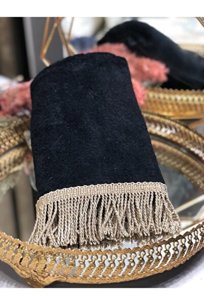 Kumru Çeyiz %100 Bambu Püsküllü Yüz Havlusu 50x90