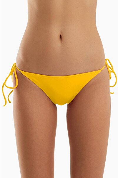 AYYILDIZ Bikini Bottom - Yellow - Plain
