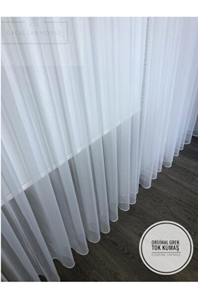 GACALLAR HOUSE Grek Tül Perde Petek Zemin Sık Pile 1/3