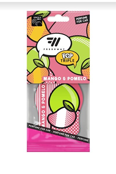 FRESHWAY Pop Trıple Mango Pomelo Asma Koku X - Large