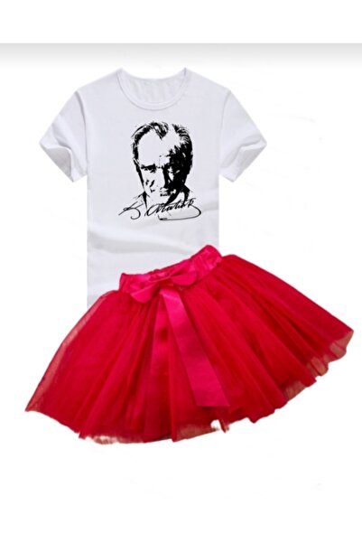 ALKANO 23 aprilie -29 octombrie 10 Tricou turcesc Ksaım și fustă tutu roșie