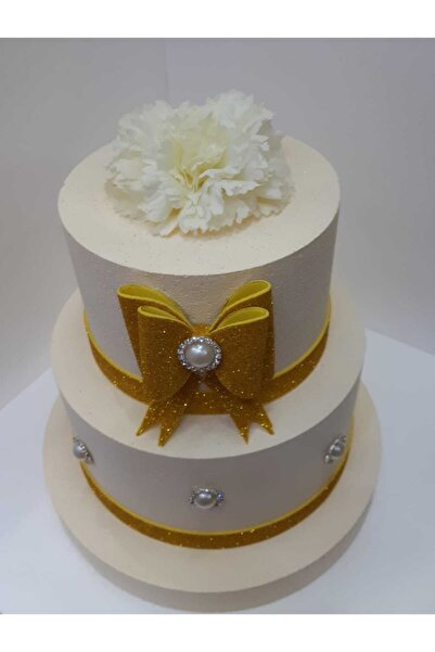 bizdenpastacılık Maket Pasta Nişan Tasarım Tip11 Nişan Maket Pasta