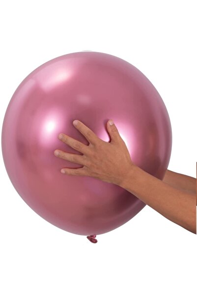 KBK MARKET بالون جامبو كروم 18 بوصة وردي