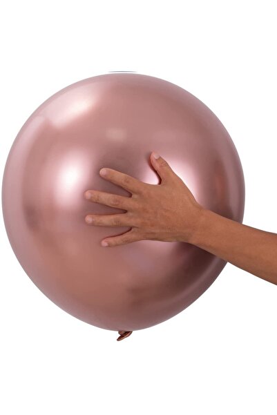 KBK MARKET 18 بوصة كروم جامبو بالون روز جولد