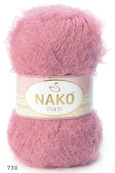 NAKO Paris Hand Knitting Yarn Μαλλί Κωδικός χρώματος: 730-ροζ