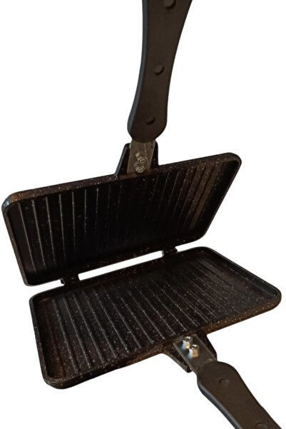 ZBAHOME Ocak Üstü Iç Dış Granit Lüx Tost Makinesi