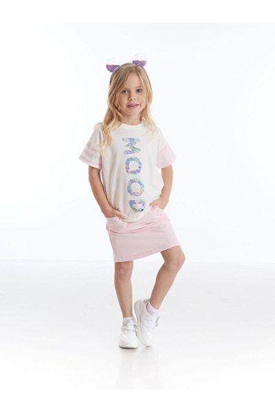 Panolino Girl's 2-Piece Pink Skirt Set