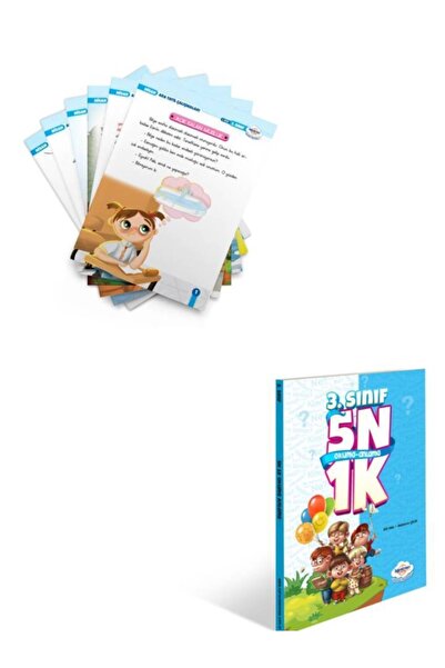 öğretmen evde 3. Sınıf Nisan Ara Tatil Seti (2021-2022) + 3. Sınıf 5n1k Okuma...