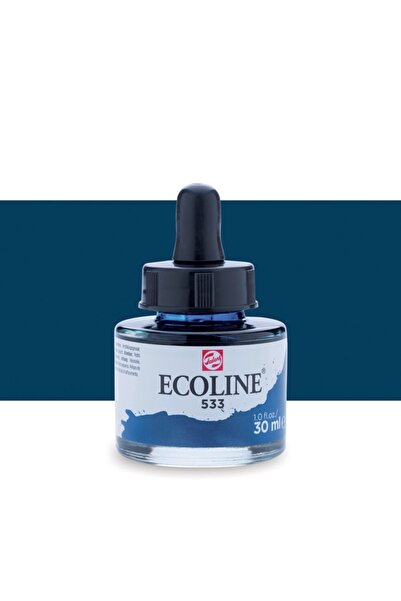 Talens Ecoline Sıvı Suluboya Mürekkep 30ml Indigo 533