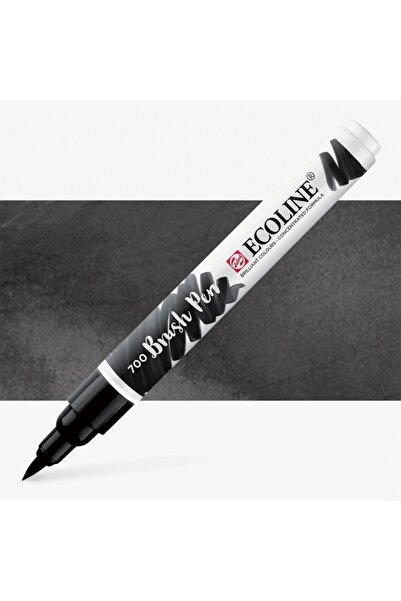 Talens قلم فرشاة ألوان مائية من إيكولين أسود 700