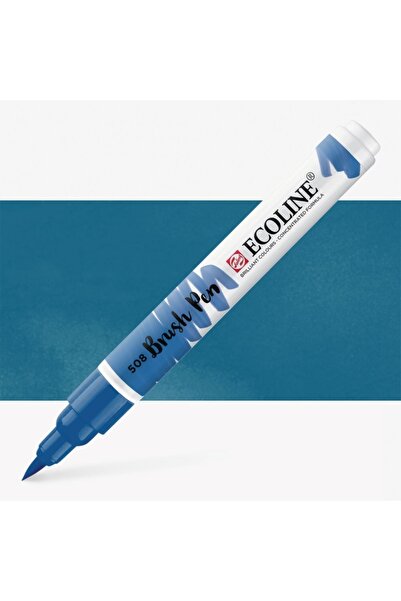 Talens Ecoline Watercolor Brush Pen Prussian Blue 508