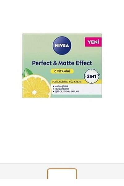 NIVEA Perfect & Matte C Vitaminli Yüz Bakım Kremi 50 ml