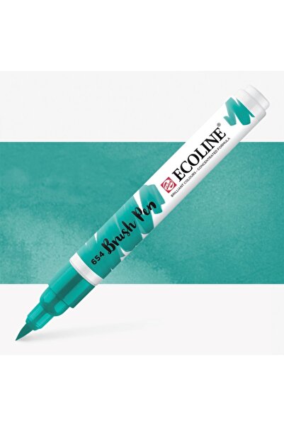 Talens Watercolor Brush Pen Fir Green 654