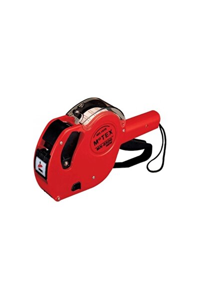 Motex Fiyat Etiket Makinesi 8 Hane Mx-5500 Kırmızı Renk