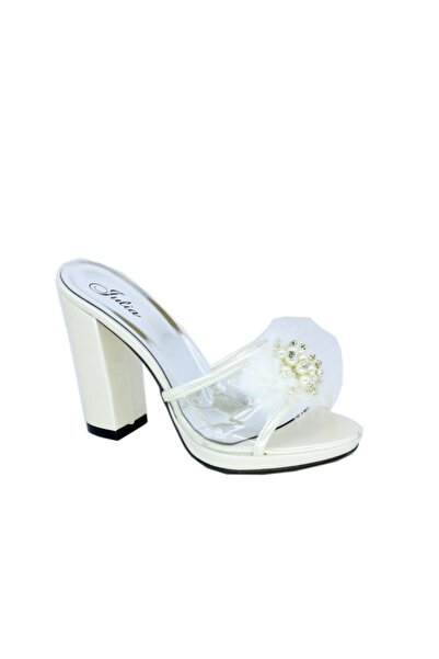 TRENDYSHOES Trendyshose 03778 Heeled Sefaf Incli Platform Slippers