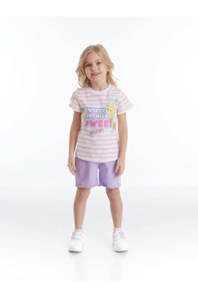 TWEETY Looney Tunes Licensed Girl's Pajama Set