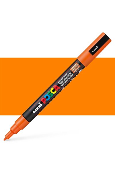 Uni Posca Pc-3M (0.9-1.3mm) - Orange